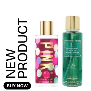 Victoria's Secret Pink "Oh What Fun" & "Whispering Waves" Fragrance Body Mists